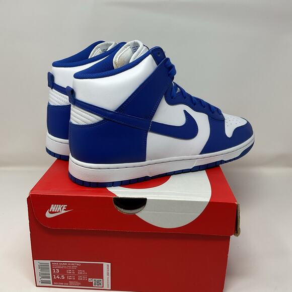 Retro Nike Dunk High Kentucky DD1399-102 Men Size 13 Be True To Your School Blue main image 8